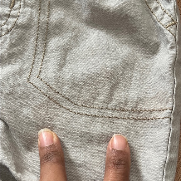 Kids Tan Drawstring Shorts - Picture 2 of 8